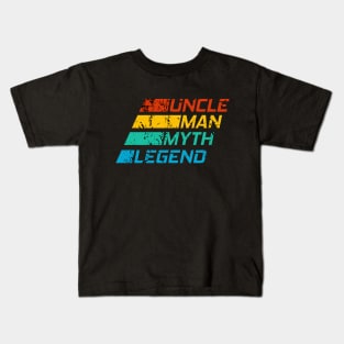 Uncle Man Myth Legend Kids T-Shirt